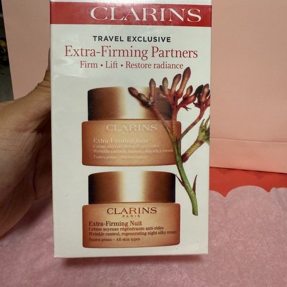 CLARINS Extra-Firming Partners SET ― Jour/Day Cream & Nuit/Night Cream 1.6oz(x2)